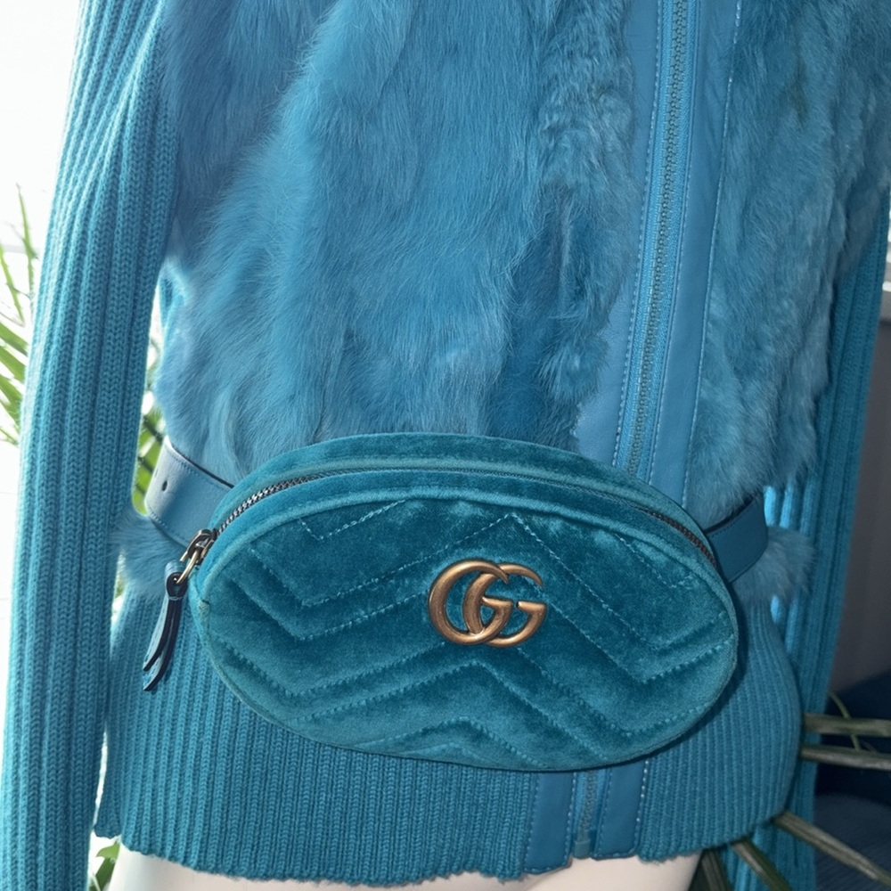 Gucci Marmont GG Velvet Belt Bag💙💙💙💗💗💗